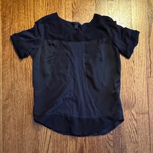 J. Crew Black Short Sleeve Women's Top